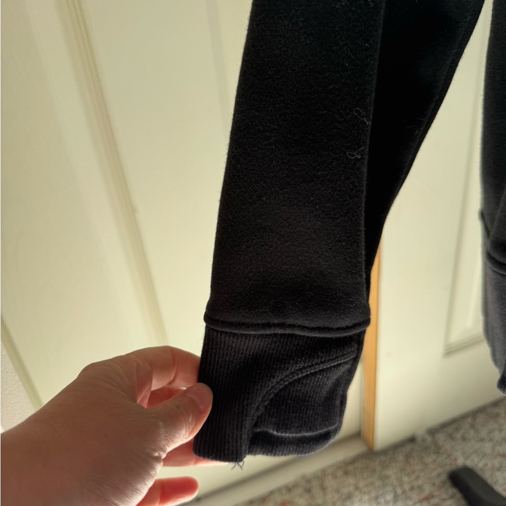 Athleta Black Pullover Hoodie with Kangaroo Pocket - Picture 2 of 14